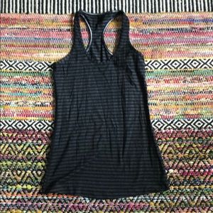 Lululemon striped perfect tank - like new